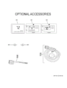 Optional Accessories parts for Ge Air Conditioner AZVS15ECXWAK1 from AppliancePartsPros.com