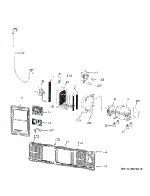 Machine Compartment parts for Ge Refrigerator CAE28DM5TCS5 from AppliancePartsPros.com