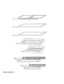 Shelves parts for Ge Refrigerator CCP06BP4PDW2 from AppliancePartsPros.com