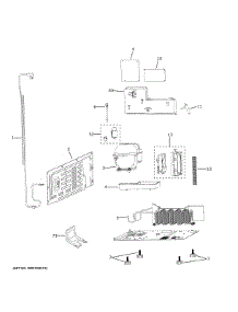 Machine Compartment parts for Ge Refrigerator CCP06BP4PEW2 from AppliancePartsPros.com