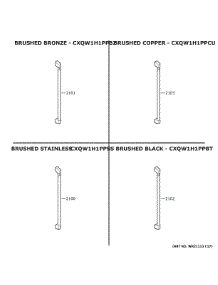 Cafe Customization parts for Ge Refrigerator CCP06DP4PBW2 from AppliancePartsPros.com