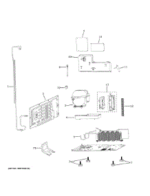 Machine Compartment parts for Ge Refrigerator CCP06DP4PEW2 from AppliancePartsPros.com