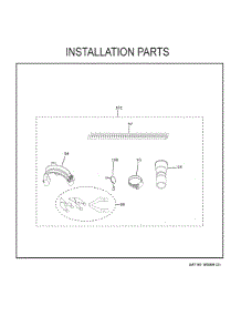 Installation Parts parts for Ge Washer CDD220P2W0S1 from AppliancePartsPros.com