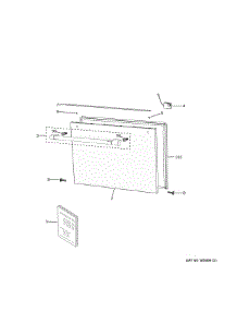 Front Panel parts for Ge Washer CDD220P3W0D1 from AppliancePartsPros.com