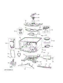 Tub Motor parts for Ge Washer CDD220P3W0D1 from AppliancePartsPros.com
