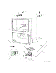 Body Parts parts for Ge Washer CDD420P3T1D1 from AppliancePartsPros.com