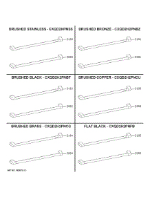 Cafe Customization parts for Ge Washer CDD420P4T1W2 from AppliancePartsPros.com