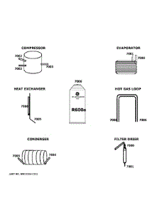 Cafe Customization parts for Ge Refrigerator CDE06RP4NDW2 from AppliancePartsPros.com