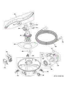Motor, Sump & Filter Assembly parts for Ge Dishwasher CDT828P2V1S1 from AppliancePartsPros.com