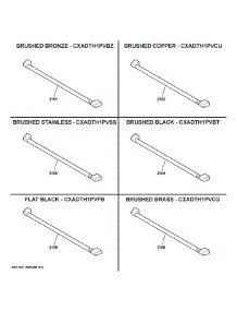 Cafe Customization parts for Ge Dishwasher CDT828P2V2S1 from AppliancePartsPros.com
