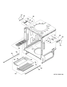 Lower Rack Assembly parts for Ge Dishwasher CDT828P2V3S1 from AppliancePartsPros.com