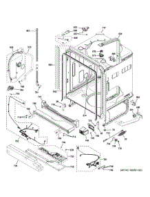 Body Parts (1) parts for Ge Dishwasher CDT875M5N7S5 from AppliancePartsPros.com