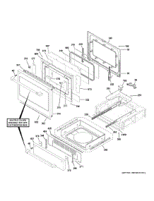 Door & Drawer Parts parts for Ge Range CES700P2M5S1 from AppliancePartsPros.com