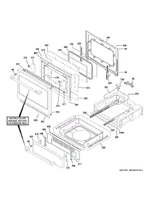 Door Drawer Parts parts for Ge Range CES700P4M5W2 from AppliancePartsPros.com