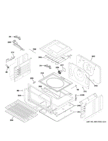 Upper Oven parts for Ge Range CES750P4M5W2 from AppliancePartsPros.com