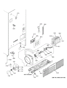 Freezer Shelves parts for Ge Refrigerator CFE26KP2TNS1 from AppliancePartsPros.com
