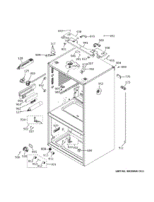 Case Parts parts for Ge Refrigerator CFE28TP2MFS1 from AppliancePartsPros.com