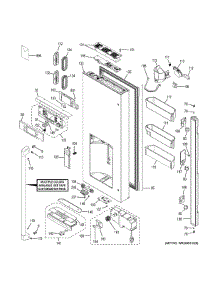 Case Parts parts for Ge Refrigerator CFE28TP3MCD1 from AppliancePartsPros.com