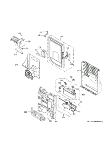 Ice Maker Dispenser parts for Ge Refrigerator CFE28TP3MFD1 from AppliancePartsPros.com