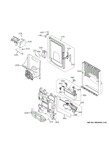 Ice Maker Dispenser parts for Ge Refrigerator CFE28TP3MGD1 from AppliancePartsPros.com