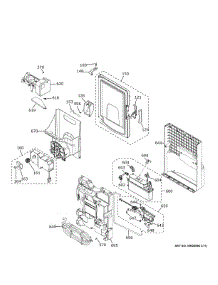 Ice Maker Dispenser parts for Ge Refrigerator CFE28TP4MMW2 from AppliancePartsPros.com