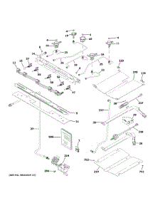 Gas Burner Parts parts for Ge Range CGB500P2M1S1 from AppliancePartsPros.com