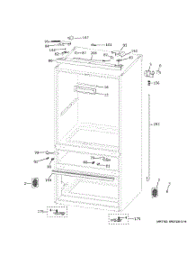 Vent Cover Side Case parts for Ge Refrigerator CGE29DM5TDS5 from AppliancePartsPros.com