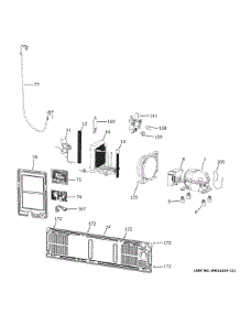 Compressor parts for Ge Range Hood CGE29DP3TBD1 from AppliancePartsPros.com