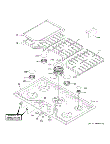 Control Panel Cooktop parts for Ge Cooktop CGP95362M2S1 from AppliancePartsPros.com