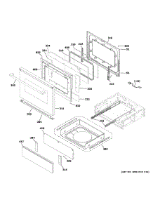 Door Drawer Parts parts for Ge Range CGS700M2N2S5 from AppliancePartsPros.com