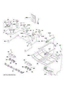 Gas Burner Parts parts for Ge Range CGS700M2N4S5 from AppliancePartsPros.com