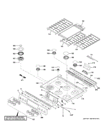 Control Panel & Cooktop parts for Ge Range CGS700P3M4D1 from AppliancePartsPros.com