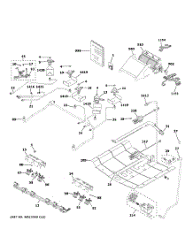 Gas & Burner Parts parts for Ge Range CGS700P4M1W2 from AppliancePartsPros.com