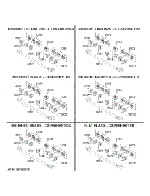 Cafe Customization parts for Ge Range CGY366P2T1S1 from AppliancePartsPros.com