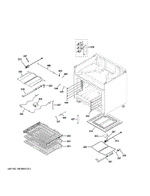 Oven Cavity Parts parts for Ge Range CGY366P2T2S1 from AppliancePartsPros.com