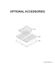 Optional Accessories parts for Ge Range CGY366P4T1W2 from AppliancePartsPros.com