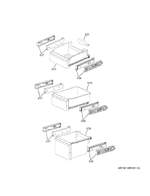 Freezer Shelves parts for Ge Refrigerator CHE23DM5WBS5 from AppliancePartsPros.com