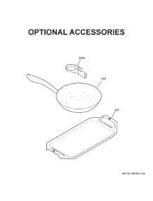 Optional Accessories parts for Ge Range CHP90302T3SS from AppliancePartsPros.com