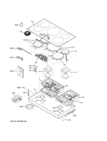 Control Panel & Cooktop parts for Ge Range CHP90362T2SS from AppliancePartsPros.com