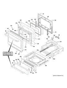 Door Drawer Parts parts for Ge Range CHS900P2M1S1 from AppliancePartsPros.com