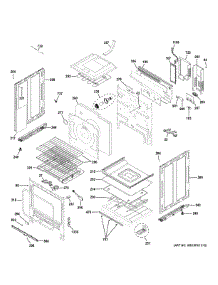 Body Parts parts for Ge Range CHS90XP2M5S1 from AppliancePartsPros.com