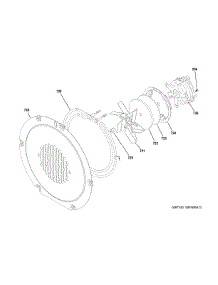 Convection Fan parts for Ge Range CHS950P4M8W2 from AppliancePartsPros.com