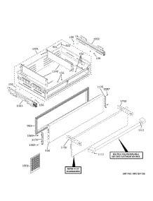 Cafe Convertible Drawer parts for Ge Refrigerator CIC36RP2VBS1 from AppliancePartsPros.com