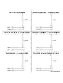 Cafe Customization parts for Ge Refrigerator CIC36RP2VBS1 from AppliancePartsPros.com