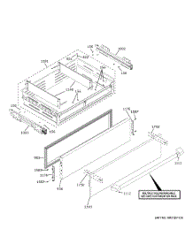Cafe Convertible Drawer parts for Ge Refrigerator CIC36RP2VBS1 from AppliancePartsPros.com