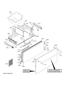 Freezer Drawer parts for Ge Refrigerator CIP36NP2VBS1 from AppliancePartsPros.com