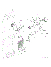 Refrigerator Section parts for Ge Refrigerator CIP36NP2VBS1 from AppliancePartsPros.com