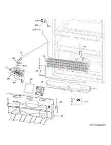 Freezer Drain Trough parts for Ge Range Hood CJE23DP2WBS1 from AppliancePartsPros.com