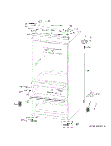 Vent Cover Side Case parts for Ge Range Hood CJE23DP3WBD1 from AppliancePartsPros.com
