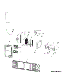 Machine Compartment parts for Ge Refrigerator CQE28DM5NBS5 from AppliancePartsPros.com